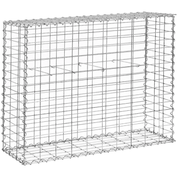  Kosz gabionowy ze stali galwanizowanej 101 x 32 x 83 cm - 2 szt. - zdj. dodatkowe 1