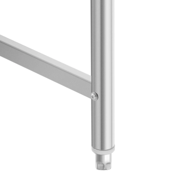  Stół blat roboczy stalowy nierdzewny przyścienny z rantem 150x70cm - zdj. dodatkowe 4