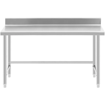  Stół blat roboczy stalowy nierdzewny przyścienny z rantem 150x70cm - zdj. dodatkowe 5