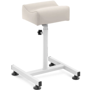  Podnóżek kosmetyczny do pedicure 24x22cm wys. 47-67cm - kremowy - zdj. dodatkowe 1