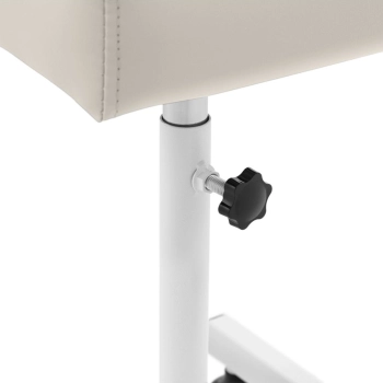  Podnóżek kosmetyczny do pedicure 24x22cm wys. 47-67cm - kremowy - zdj. dodatkowe 2