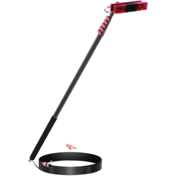  Szczotka myjka wodna teleskopowa z wężem do mycia okien paneli słonecznych dł. 8.9m - zdj. dodatkowe 1