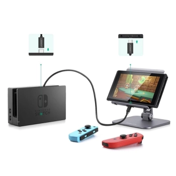  Przedłużacz do kabla przewodu USB-C 3.1 0.5m czarny - zdj. dodatkowe 3