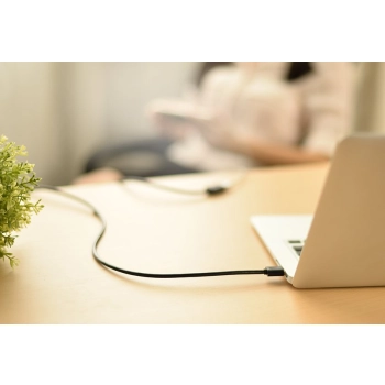  Przedłużacz do kabla przewodu USB 2m czarny - zdj. dodatkowe 2