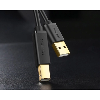 Kabel przewód do drukarki USB - USB Typ B 3m czarny - zdj. dodatkowe 5