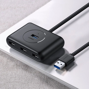  Rozdzielacz HUB portu USB do 4x USB 3.2 kabel 0.5 m czarny - zdj. dodatkowe 10