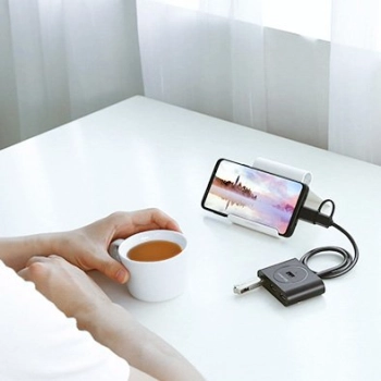  Rozdzielacz HUB portu USB do 4x USB 3.2 kabel 0.5 m czarny - zdj. dodatkowe 4