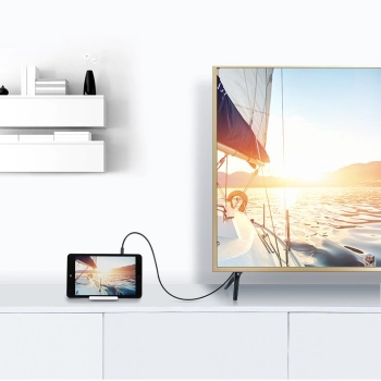  Kabel przewód przejściówka HDMI - micro HDMI 2.0v 4K 60Hz 30AWG 1.5m czarny - zdj. dodatkowe 3