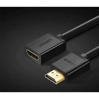  Przedłużacz do kabla przewodu HDMI 1.4v 4K 60Hz 30AWG 2m czarny - zdj. dodatkowe 3