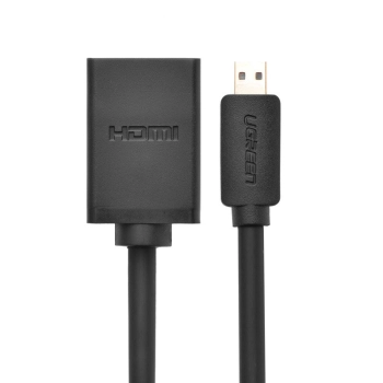  Kabel przewód przejściówka HDMI - micro HDMI 20cm czarny - zdj. dodatkowe 4