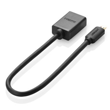  Kabel przewód przejściówka HDMI - micro HDMI 20cm czarny - zdj. dodatkowe 5