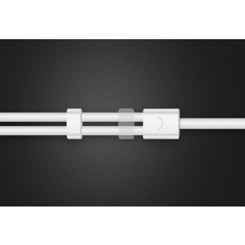  Rozdzielacz słuchawkowy 3.5mm mini jack AUX + mikrofon stereo 20cm srebrny - zdj. dodatkowe 6