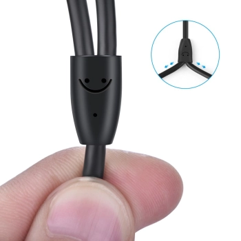  Kabel przewód audio 3.5mm mini jack - 2RCA 3m czarny - zdj. dodatkowe 9