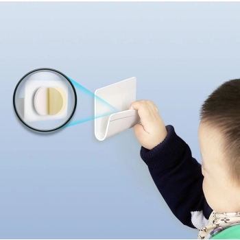  Uchwyt ścienny półka na telefon tablet smartfona do ładowania biały - zdj. dodatkowe 3