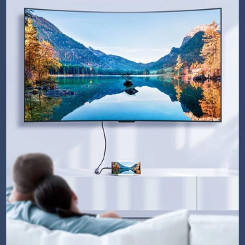  Przejściówka adapter USB-C do HDMI 2.0 4K 60Hz Thunderbolt 3 szary - zdj. dodatkowe 2