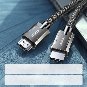  Kabel przewód HDMI 2.1 8K 4K 3D 48Gbps HDR VRR QMS ALLM eARC QFT 2m szary - zdj. dodatkowe 4