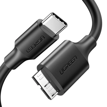  Kabel przewod USB-C - micro USB-B SuperSpeed 3.0 1m czarny - zdj. dodatkowe 1