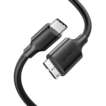 Kabel przewod USB-C - micro USB-B SuperSpeed 3.0 1m czarny - zdj. dodatkowe 2