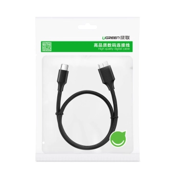  Kabel przewod USB-C - micro USB-B SuperSpeed 3.0 1m czarny - zdj. dodatkowe 4