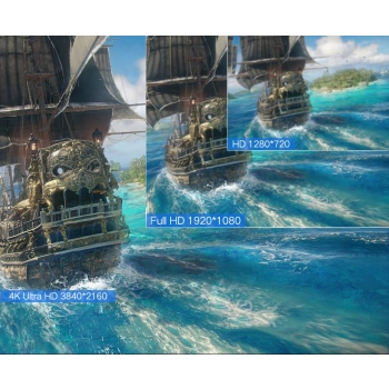  Kabel przewód HDMI 4K 30Hz 3D 10m czarny - zdj. dodatkowe 3