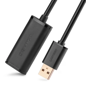  Przedłużacz kabel aktywny USB 2.0 480Mbps 5m czarny - zdj. dodatkowe 1