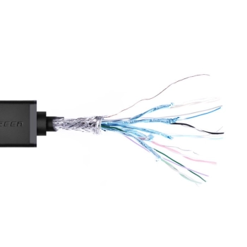  Przejściówka adapter kabel HDMI żeński - mini HDMI męski 4K 60Hz HEC ARC 22cm czarny - zdj. dodatkowe 9