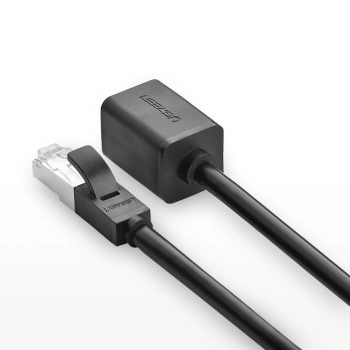  Przedłużacz do kabla skrętki FTP Ethernet RJ45 Cat 6 1000 Mbps 3m czarny - zdj. dodatkowe 5