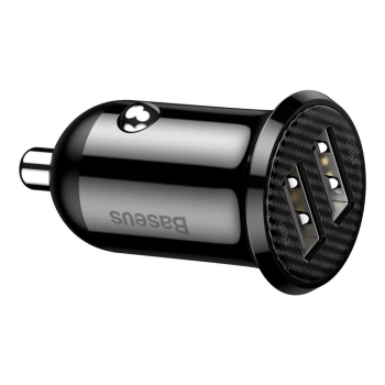  Ładowarka samochodowa Grain PRO 2x USB 4.8A czarny - zdj. dodatkowe 2