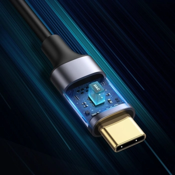  Kabel przewód audio dźwiękowy USB-C męski - 2RCA męski 1.5m szary - zdj. dodatkowe 6