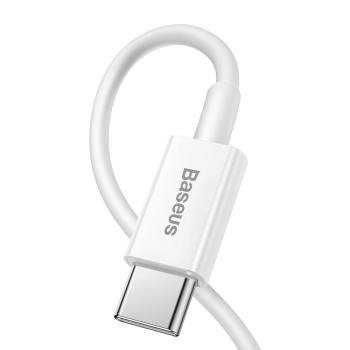  Kabel przewód do iPhone USB Typ C - Lightning Power Delivery 20W 1m biały - zdj. dodatkowe 2