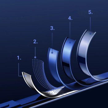  NBS ultra cienkie przezroczyste etui z metaliczną ramką do iPhone 12 Pro Max zielony - zdj. dodatkowe 6