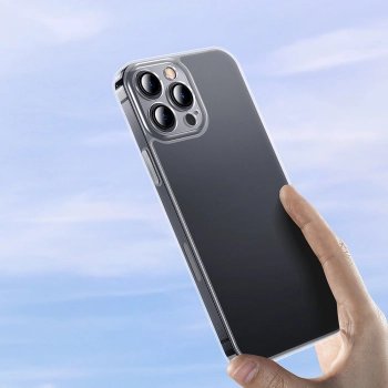  Etui pokrowiec do iPhone 13 Pro Max sztywna obudowa z żelową ramką przezroczysty - zdj. dodatkowe 9