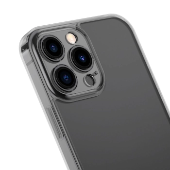  Etui pokrowiec do iPhone 13 Pro sztywna obudowa z żelową ramką czarny - zdj. dodatkowe 6
