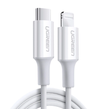  Kabel przewód do iPhone MFi USB-C - Lightning 20W 3A 0.5m biały - zdj. dodatkowe 1