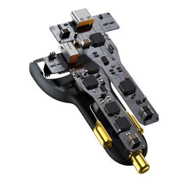  Szybka ładowarka samochodowa USB USB-C 160W PPS Quick Charge 5 PD szary - zdj. dodatkowe 7