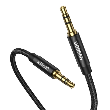  Kabel przewód audio 2x mini jack 3.5mm 2m czarny - zdj. dodatkowe 1