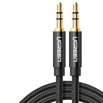  Kabel przewód audio 2x mini jack 3.5mm 2m czarny - zdj. dodatkowe 3