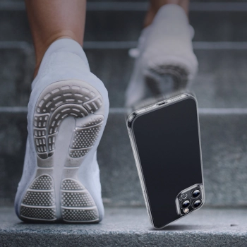  Etui pokrowiec do iPhone 13 Pro sztywna obudowa z żelową ramką czarny - zdj. dodatkowe 8