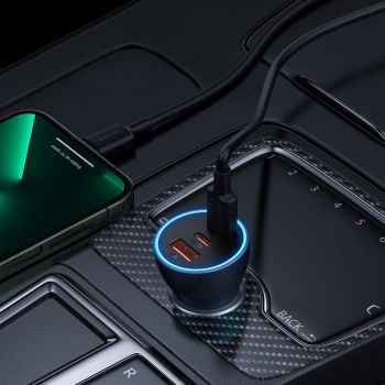  Ładowarka samochodowa Golden Contactor Pro USB + 2x USB-C 65W ciemnoszary - zdj. dodatkowe 8