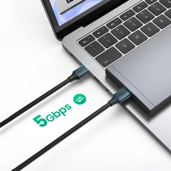  Kabel przewód USB - USB 3.2 3m czarny - zdj. dodatkowe 5