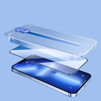  Szkło hartowane do iPhone 14 Plus z zestawem montażowym przezroczysty Knight - zdj. dodatkowe 8