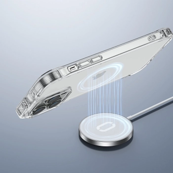  Etui pokrowiec do iPhone 14 Plus pancerna obudowa z haczykami podstawką przezroczysty - zdj. dodatkowe 7