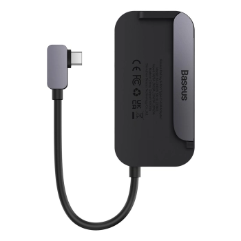  6w1 Rozdzielacz portów PadJoy HUB USB do tabletu smartfona USB-C HDMI SD TF ciemnoszary - zdj. dodatkowe 3