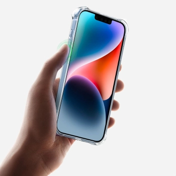  Żelowe etui do iPhone 14 Plus ze wzmocnionymi rogami Protective Case przezroczyste - zdj. dodatkowe 3