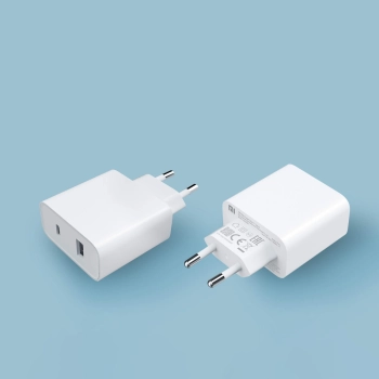  Szybka ładowarka sieciowa Xiaomi Travel Charger Combo USB / USB-C 33W PD biała - zdj. dodatkowe 5