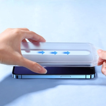  Szkło hartowane Full Screen ze stelażem montażowym do iPhone 14 Plus 6.7'' - zdj. dodatkowe 2