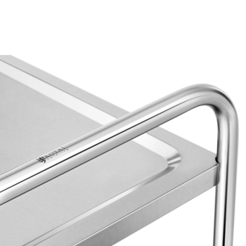  Wózek kelnerski HoReCa stal nierdzewna 3 półki do 150kg - zdj. dodatkowe 3