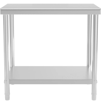  Stół blat roboczy stalowy nierdzewny z półką 90x60cm - zdj. dodatkowe 1