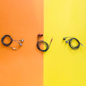  Metalowe przewodowe słuchawki douszne 3,5 mm mini jack szary - zdj. dodatkowe 5