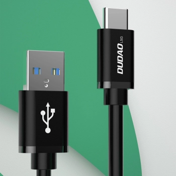  Kabel przewód USB - USB Typ C Super Fast Charge 1 m czarny - zdj. dodatkowe 6